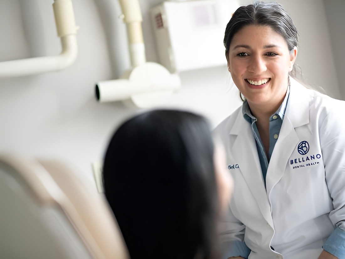 Bellano Dental Midtown — dentist with patient